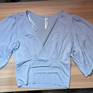 Anthropologie Sky Blue Blouse